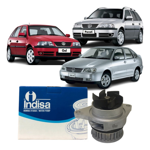 Bomba D'agua Gol 1.0 16v 2002 em Diante Indisa