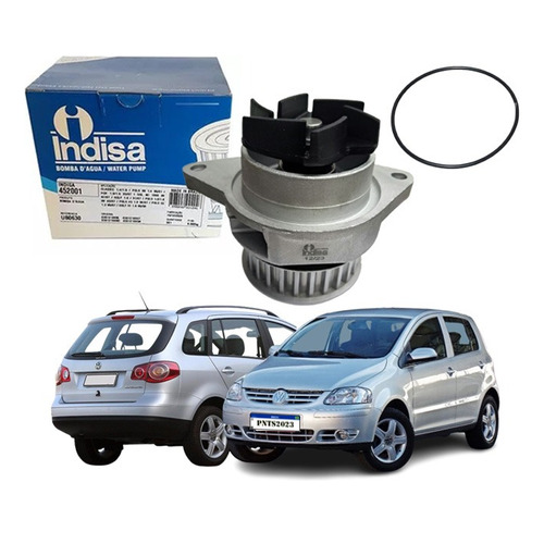 Bomba D'agua Fox 1.0/1.6 8V 2003 em Diante Indisa