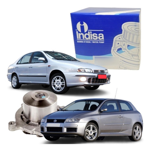 Bomba D'agua Fiat Marea 2.0/2.4 1999 em Diante / Stilo 2.4 Indisa
