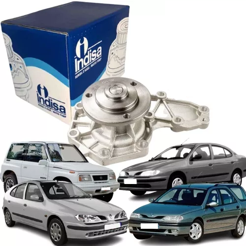 Bomba D'agua Megane 2.0 8/16V 1997 em Diante / Scenic 1.0 16V 2001 em Diante Indisa