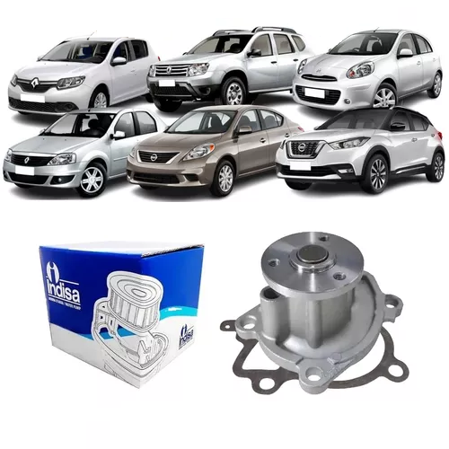 Bomba D'agua Nissan Versa/March 2012 em Diante / Captur 2017 em Diante Indisa
