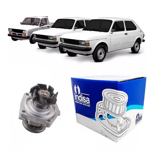 Bomba d'agua Fiat 147 / Uno e Fiorino 1984 a 1995 Indisa