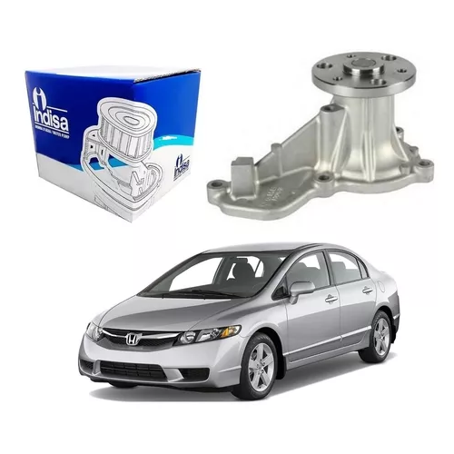 Bomba D'agua Honda Civic 1.8 16V 2006 em Diante Indisa