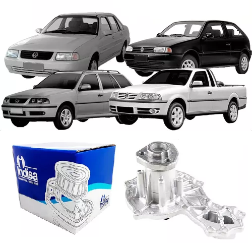 Bomba D'agua Escort 1.6/1.8 1989 em Diante / Gol/Saveiro 1.6/1.8/2.0 1995 em Diante Indisa