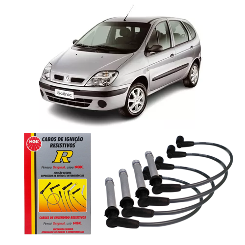 Cabo de Vela Renault Megane/Scenic/Trafic 2.0 8V 1997 em Diante NGK