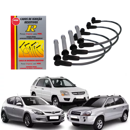 Cabo de Vela I30 2.0 16V 2009 em Diante / Sportage 2004 a 2012 NGK