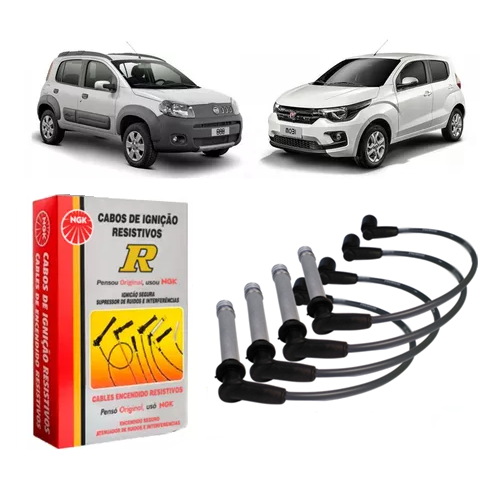 Cabo de Vela Fiat Uno 1.0 2010 em Diante / Mobi 2016 em Diante NGK