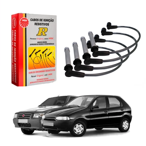 Cabo de Vela Fiat Palio 1.0 8V 2001 a 2003 / Uno Fire 2000 a 2004 NGK