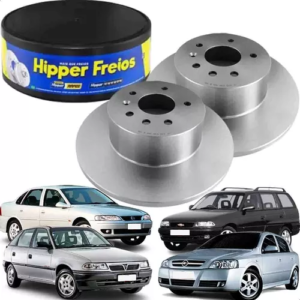 Par Disco de Freio Traseiro Sólido Astra/Vectra 2005 em Diante Hipper