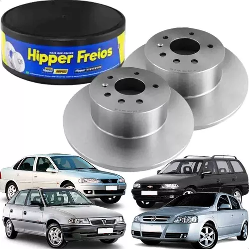 Par Disco de Freio Traseiro Sólido Astra/Vectra 2005 em Diante Hipper