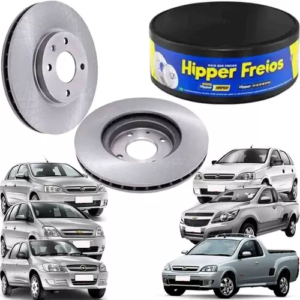 Par Disco de Freio Dianteiro Ventilado Corsa 1.6 16V / Montana Hipper