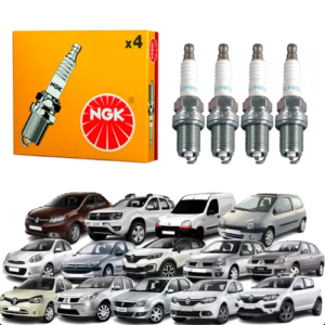 Jogo 4 Velas Original Peugeot 206 1.0 2001 a 2006 / Renault Logan/Clio NGK