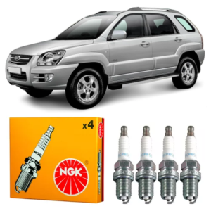 Jogo 4 Vela Original Sportage 2.0 16V 2004 a 2010 / I30 2009 a 2012 NGK