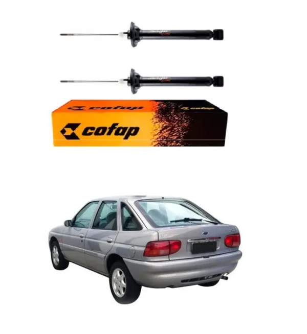 Par Amortecedor Traseiro Escort Zetec 1.8 16V 1996 a 1998 Cofap