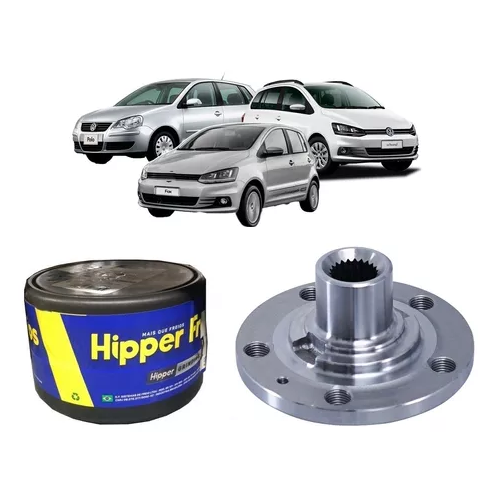 Cubo de Roda Dianteira Fox 2003 em Diante sem ABS 5 Furos Hipper