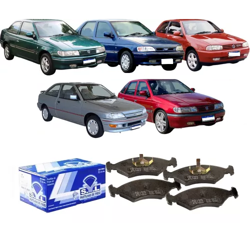 Jogo Pastilha de Freio Dianteiro Escort 2.0 1993 a 1996 / Gol 1993 a 1997 SYL
