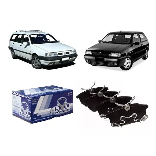 Jogo Pastilha de Freio Dianteira Fiat Tempra 2.0 1990 em Diante / Tipo 1993 em Diante SYL