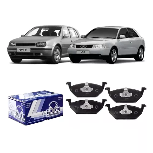 Jogo Pastilha de Freio Golf 1.6/2.0 2002 em Diante / Audi A3 2002 em Diante Aro 15 SYL