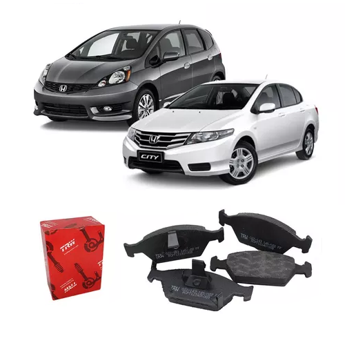 Jogo Pastilha de Freio Dianteira Honda City/Fit 2008 em Diante TRW