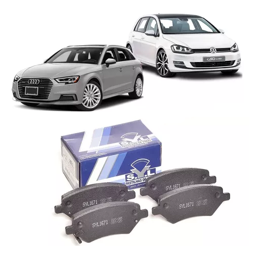 Jogo Pastilha de Freio Dianteira Golf 1.4/2.0 2014 em Diante / Audi A3 2012 em Diante SYL