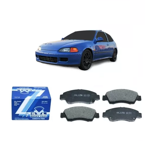 Jogo Pastilha de Freio Diantiera Honda Civic 1.6 1993 a 2000 / Fit 2003 a 2009 SYL