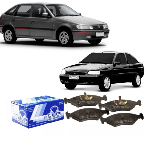 Jogo Pastilha de Freio Dianteira Pointer 1.8/2.0 1994 a 1996 / Escort 1.6 1997 em Diante SYL