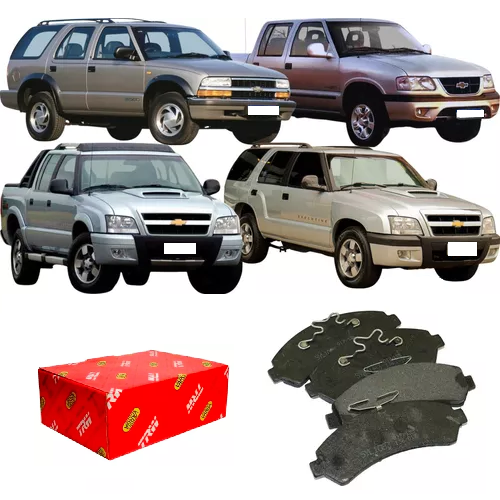 Jogo Pastilha de Freio Dianteira S10/Blazer 4x4 1997 a 2011 TRW