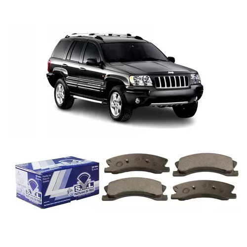 Jogo Pastilha de Freio Dianteira Jeep Grand Cherokee 2.7/4.7 2001 em Diante SYL