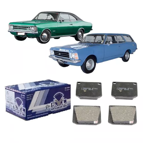 Jogo Pastilha de Freio Dianteira Opala/Caravan 1971 a 1976 SYL