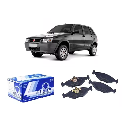 Jogo Pastilha de Freio Fiat Uno 1.0 2009 em Diante SYL