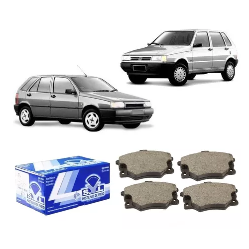 Jogo Pastilha de Freio Dianteira Fiat Tipo/Uno 1.6 1993 a 1997 SYL