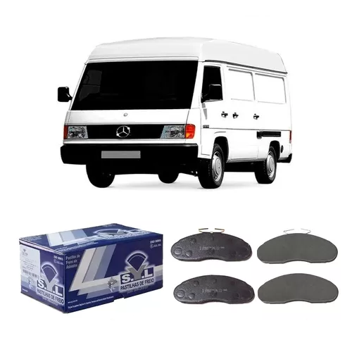 Jogo Pastilha de Freio Dianteira Mercedes MB180D 1993 a 1996 SYL