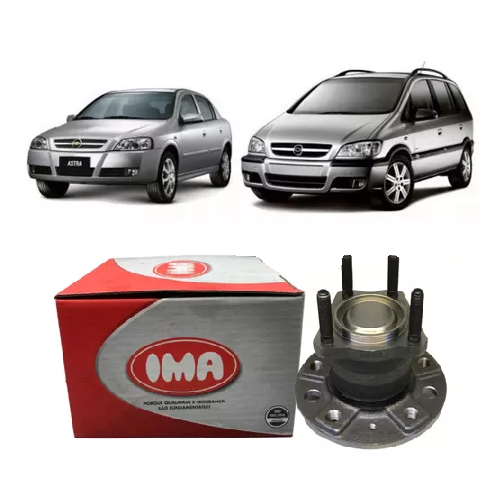 Cubo de Roda Traseira Astra 1999 em Diante / Zafira 2001 em Diante sem ABS 5 Furos IMA
