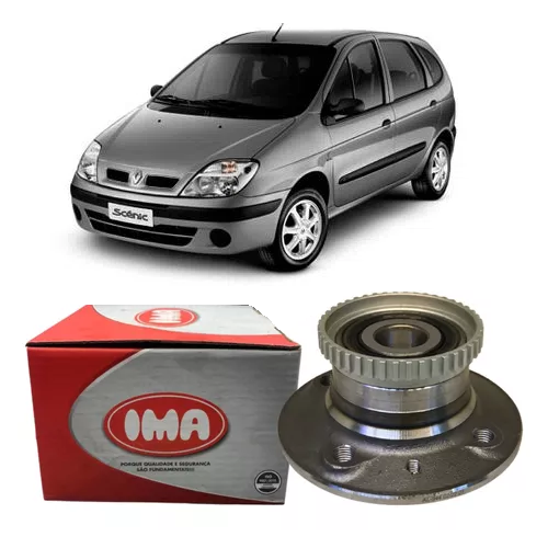 Cubo de Roda Traseiro Scenic 1999 em Diante com ABS IMA