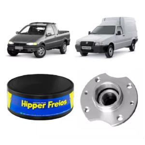 Cubo de Roda Traseiro Fiorino 1993 em Diante / Strada 1996 em Diante Hipper