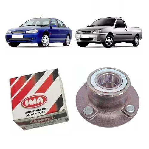 Cubo de Roda Traseiro Courier 1996 a 2010 / Mondeo 1997 em Diante  IMA
