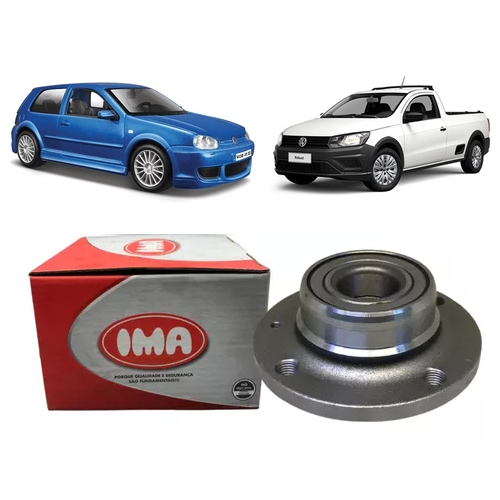 Cubo de Roda Traseiro Golf 2006 a 2010 / Saveiro 2009 em Diante sem ABS IMA