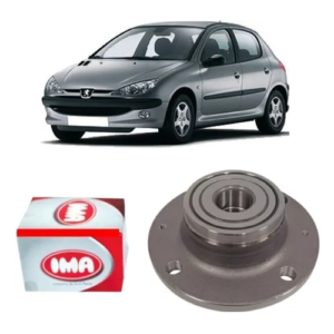 Cubo de Roda Traseira Peugeot 206 1998 em Diante IMA