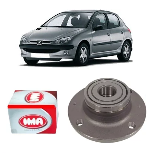 Cubo de Roda Traseira Peugeot 206 1998 em Diante IMA