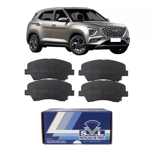 Jogo Pastilha de Freio Dianteira Hyundai Creta 1.0/2.0 2022 em Diante SYL