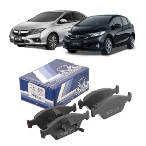 Jogo Pastilha de Roda Dianteira Honda City/Fit 2009 em Diante SYL