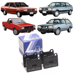 Jogo Pastilha de Freio Dianteira Gol/Voyage 1983 em Diante / Passat 1973 em Diante SYL