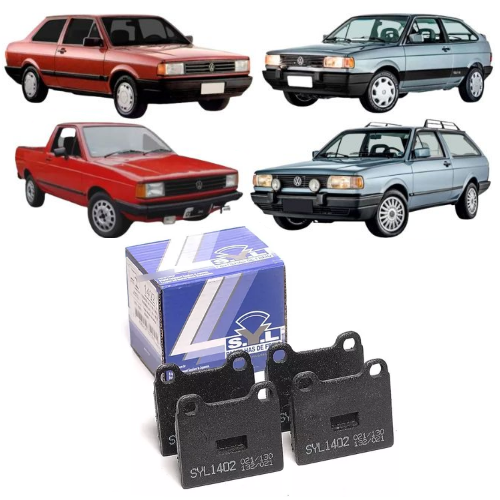 Jogo Pastilha de Freio Dianteira Gol/Voyage 1983 em Diante / Passat 1973 em Diante SYL