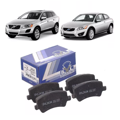 Jogo Pastilha de Freio Traseira Volvo S60/V60 2010 em Diante / XC60 2008 em Diante SYL