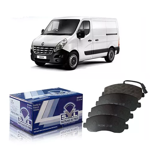Jogo Pastilha de Freio Dianteira Renault Master 2013 em Diante SYL