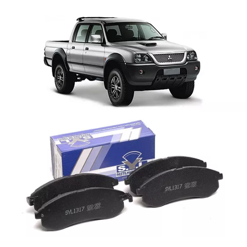 Jogo Pastilha de Freio Dianteira Mitsubishi L200 2.5 2002 em Diante SYL