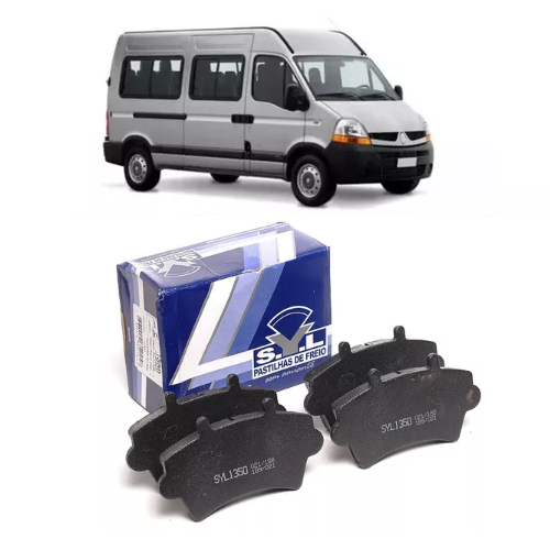 Jogo Pastilha de Freio Dianteira Renault Master 2002 em Diante Sistema Bosch SYL