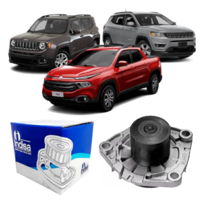 Bomba D'água Fiat Toro 2.0 Diesel 2016 em Diante / Renegade 2.0 Diesel 2014 em Diante Indisa