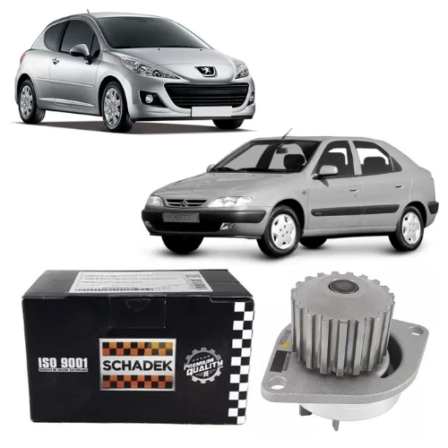 Bomba D'água Xsara 1.6 16V 2000 em Diante / Peugeot 207 1.6 16V 2008 em Diante Schadek