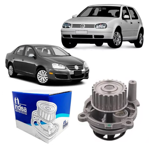 Bomba D'água Golf 1.6 8V 1997 em Diante / Jetta 1.6 8V 2005 em Diante Indisa
